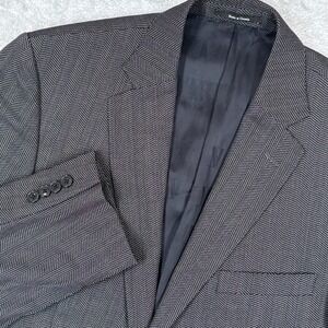 Versace Collection 100% Wool Herringbone Blazer Mens 42 US Sport Coat Jacket